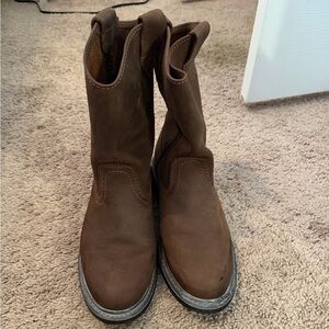 Brown Leather Work Boots